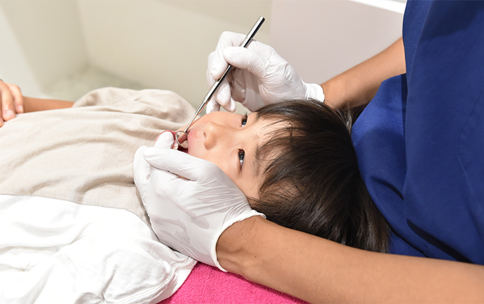 子どもの歯磨き指導強化中！