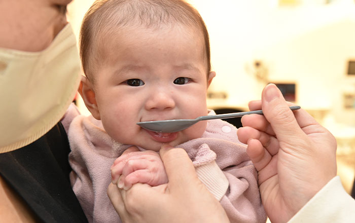 歯医者さんで離乳食教室（初期・中期）を実施しました！（2024年1月）